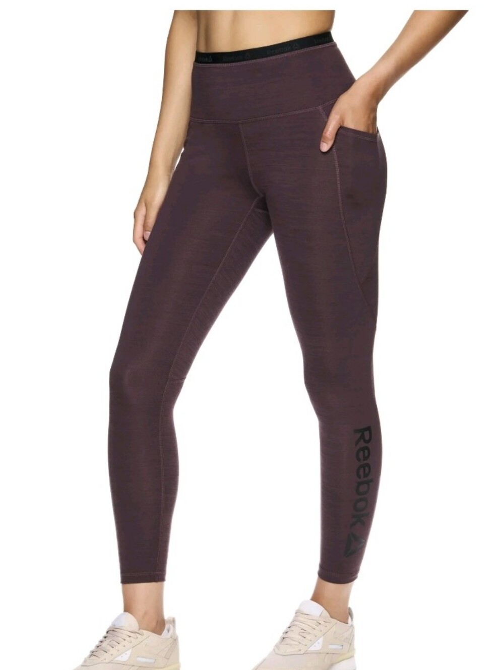 Women's Reebok Flex High Rise 7/8 Legging Side Pockets XL